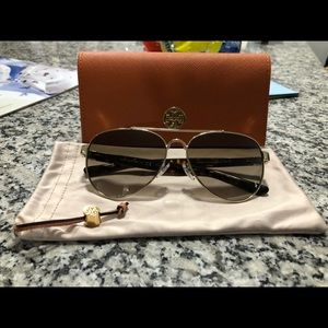 Tory Burch Women’s Aviator Sunglasses